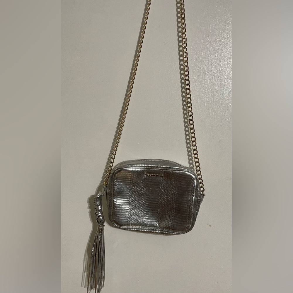 Silver Victoria’s Secret Crossbody Bag *See Description*